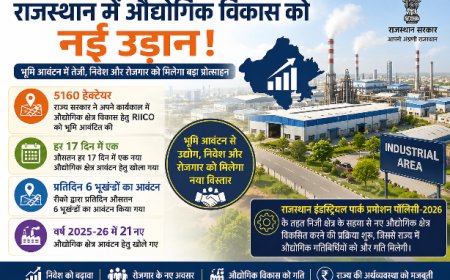 5160 Hectare Land Allocation से बदलेगी राजस्थान की Industrial तस्वीर!