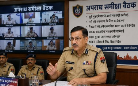 Rajasthan Police का बड़ा एक्शन प्लान: False Cases दर्ज कराने वालों पर शिकंजा, Gangsters की Illegal Property होगी ध्वस्त, DGP Rajeev Kumar Sharma के सख्त निर्देश