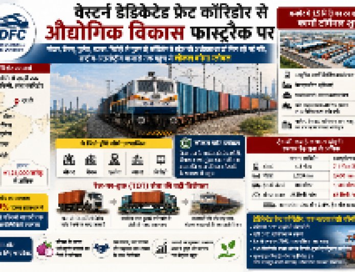 Western Dedicated Freight Corridor से बदलेगी राजस्थान की तकदीर: Sikar से Sirohi तक Industrial Revolution की दस्तक, Local Products बनेंगे Global Brand