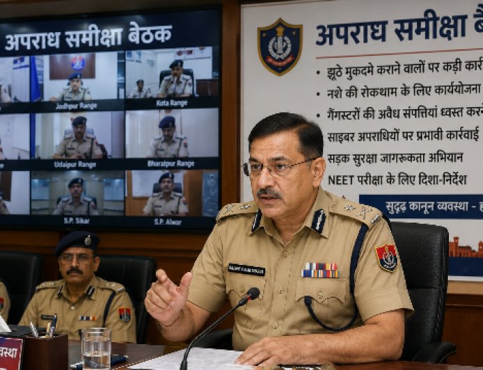 Rajasthan Police का बड़ा एक्शन प्लान: False Cases दर्ज कराने वालों पर शिकंजा, Gangsters की Illegal Property होगी ध्वस्त, DGP Rajeev Kumar Sharma के सख्त निर्देश