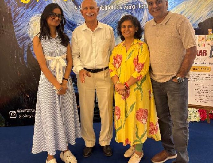 Sara Harsh's Artworks Continue to Captivate Visitors on Day Two of Chitrahar Exhibition