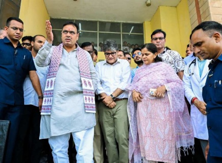 SMS Hospital में CM भजनलाल शर्मा का अचानक ‘Health Check’: मरीजों से सीधे संवाद, OPD सेवाओं में बड़े सुधार के दिए निर्देश