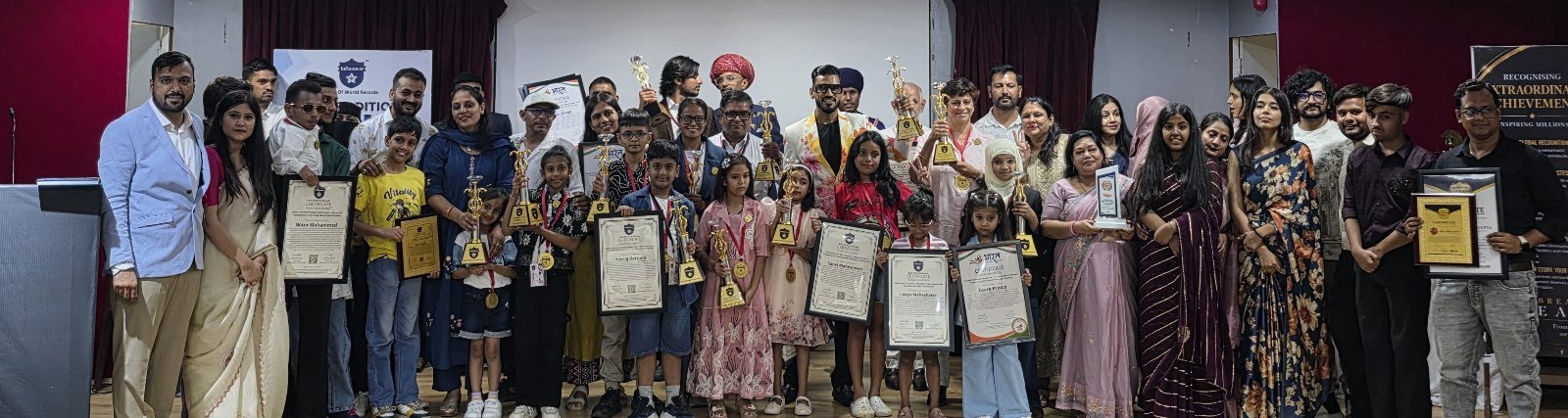 25 प्रतिभाओं के Memory, Art, Sports से Social Media तक, Influencer Book of World Records में दर्ज हुए नाम