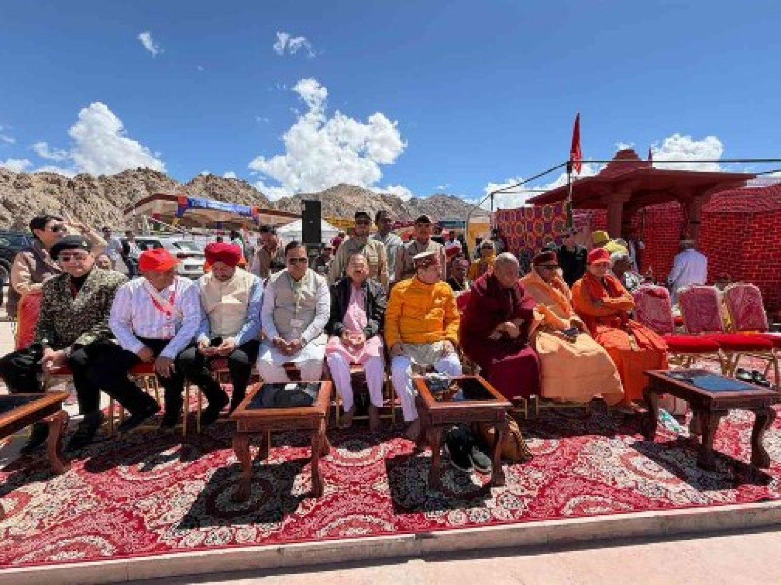 लेह-लद्दाख में देवनानी ने की सिंधु पूजा, बोले- ये नदी नहीं भारत की आत्मा है