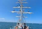 Boston में लहराया तिरंगा: INS Sudarshini की Grand Parade of Sails में भव्य एंट्री, दुनिया ने देखा भारत का समुद्री दम