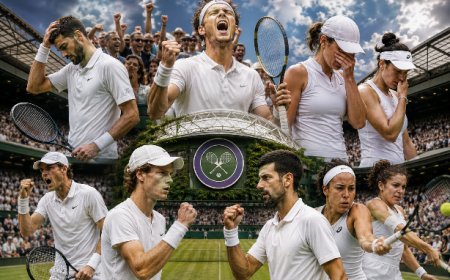 Wimbledon 2026:  ब्रिटिश वाइल्ड कार्ड ने रचा इतिहास, स्वियाटेक-कीज बाहर, अब होगी सिनर-जोकोविच की महाजंग