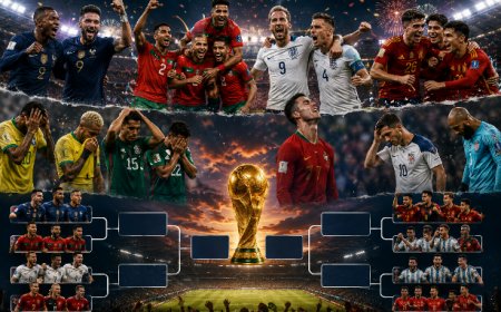 FIFA World Cup 2026: उलटफेर! ब्राजील-पुर्तगाल-मेक्सिको बाहर, अब क्वार्टरफाइनल में होगी सबसे बड़ी जंग