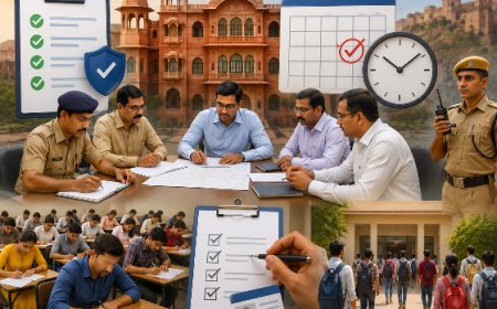4.15 लाख अभ्यर्थियों की होगी परीक्षा, Jaipur में 1200+ Centres पर Senior Teacher Exam को लेकर हाई अलर्ट