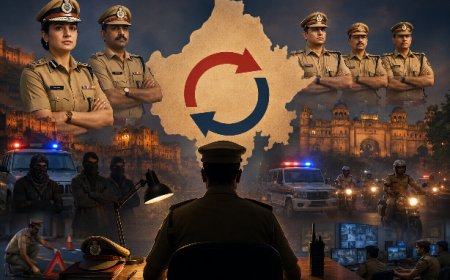 CM Meeting के 24 घंटे में बड़ा Action: Rajasthan Police में 18 IPS अफसरों का मेगा फेरबदल, कई बड़े जिलों की कमान बदली