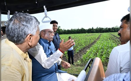 Organic Farming का नया मंत्र! कम जमीन में ज्यादा पैदावार का Formula, Governor Bagde ने किसानों को दिए Future Farming के बड़े Tips