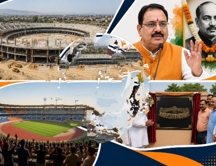 अब डॉ. श्यामा प्रसाद मुखर्जी के नाम से जाना जाएगा पंचशील मल्टीपर्पज स्टेडियम