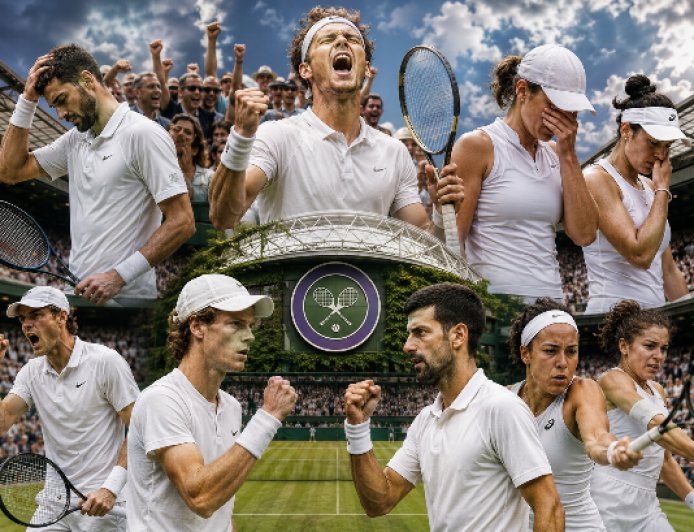 Wimbledon 2026:  ब्रिटिश वाइल्ड कार्ड ने रचा इतिहास, स्वियाटेक-कीज बाहर, अब होगी सिनर-जोकोविच की महाजंग