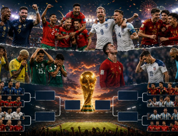 FIFA World Cup 2026: उलटफेर! ब्राजील-पुर्तगाल-मेक्सिको बाहर, अब क्वार्टरफाइनल में होगी सबसे बड़ी जंग