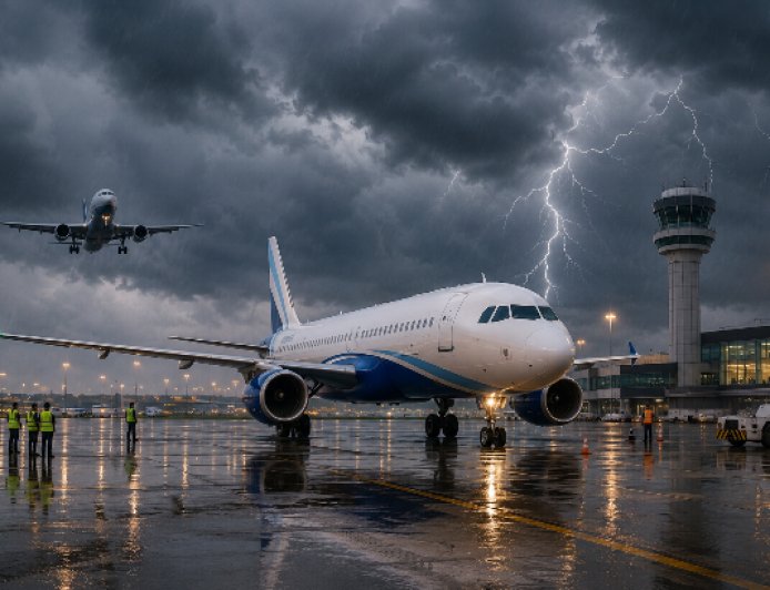 दिल्ली में मौसम खराब! Surat-Delhi IndiGo Flight की Emergency Diversion, Jaipur Airport पर करानी पड़ी Landing
