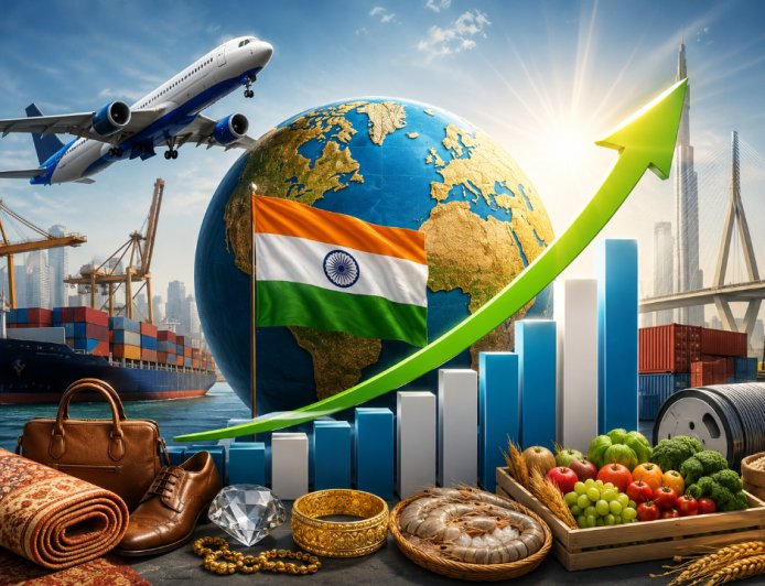UAE, UK और Australia के साथ FTA ने रचा इतिहास, भारत का Export पहली बार 863 Billion Dollar के पार