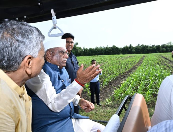 Organic Farming का नया मंत्र! कम जमीन में ज्यादा पैदावार का Formula, Governor Bagde ने किसानों को दिए Future Farming के बड़े Tips