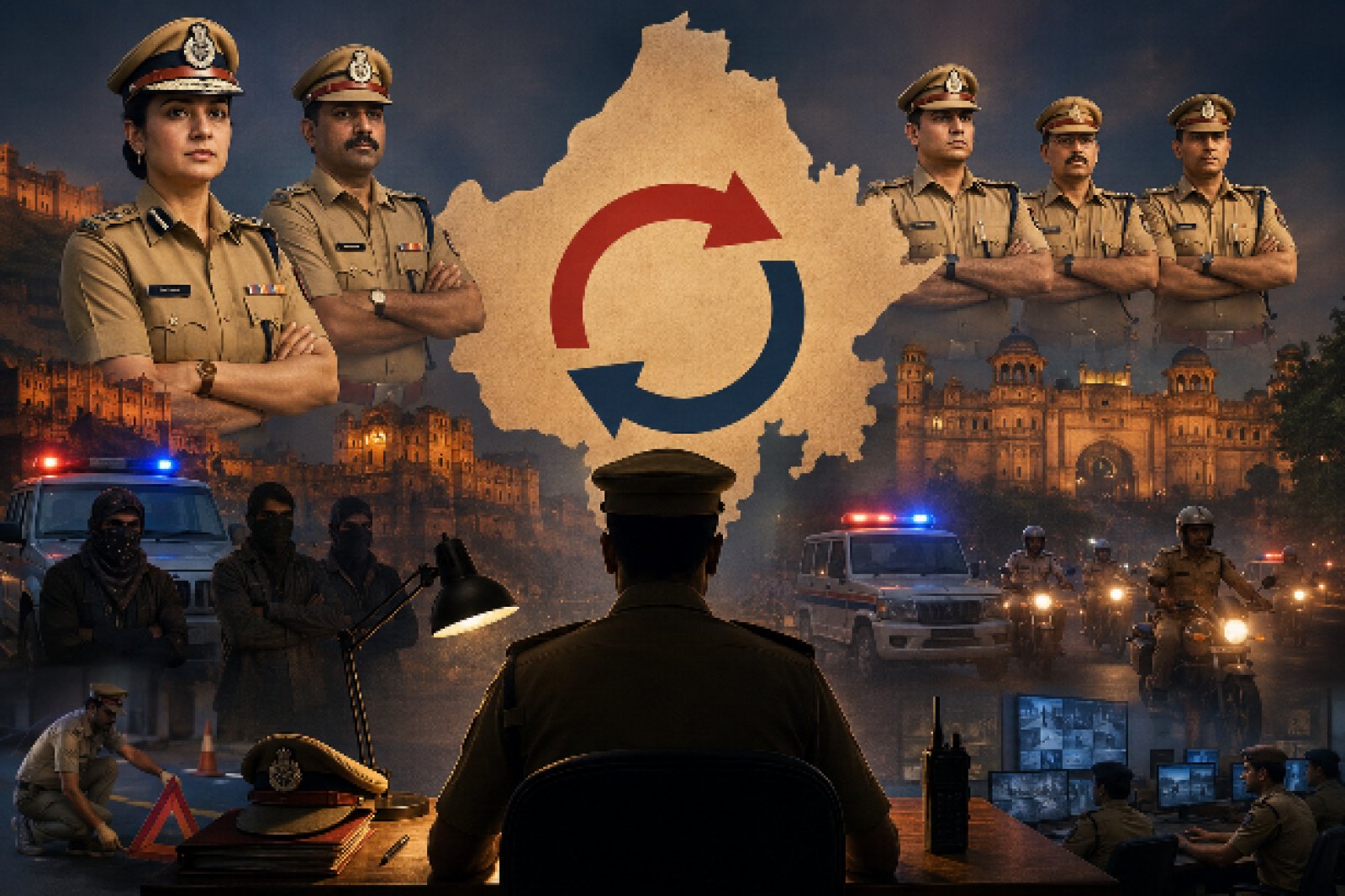CM Meeting के 24 घंटे में बड़ा Action: Rajasthan Police में 18 IPS अफसरों का मेगा फेरबदल, कई बड़े जिलों की कमान बदली