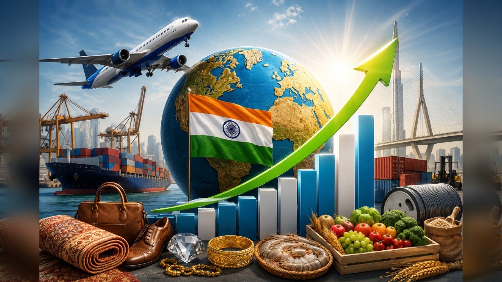 UAE, UK और Australia के साथ FTA ने रचा इतिहास, भारत का Export पहली बार 863 Billion Dollar के पार