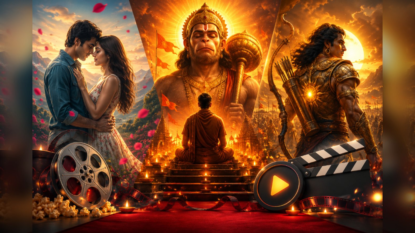 थिएटर से OTT तक आज तीन धमाके! रोमांस में डूबी 'दिल दीवाना हो गया', भक्ति में रंगी 'हनुमान अंश', और एनिमेशन में जिंदा हुआ महाभारत का 'कर्ण'