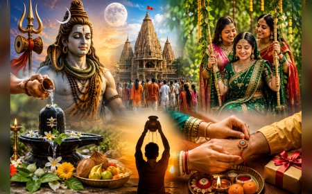 सावन का पावन सफर शुरू: 3 को पहला सोमवार, 15 को हरियाली तीज और 28 अगस्त को रक्षाबंधन की रौनक