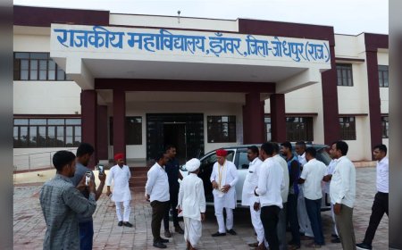 जोधपुर की धरती पर उतरे मंत्री जोगाराम पटेल! कॉलेज और अस्पताल के निर्माण कार्यों की खुद परखी हकीकत