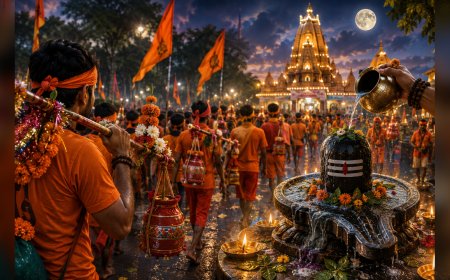आधी रात से गूंजा 'हर-हर महादेव'! सावन के पहले सोमवार पर शिवभक्ति में डूबा जयपुर, शिवालयों में उमड़ेगा जनसैलाब
