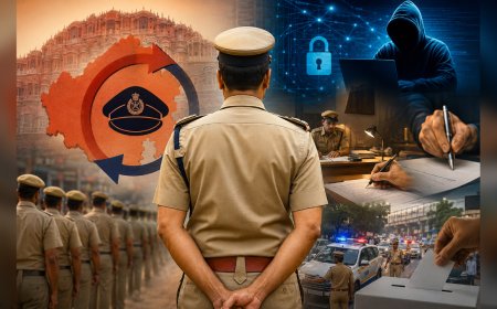 चुनाव से पहले पुलिस महकमे में बड़ा फेरबदल! जयपुर कमिश्नरेट के 17 ACP बदले, Cyber Crime पर सख्ती