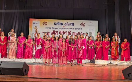 जब 50 कलाकारों की आवाज से गूंज उठा JKK, 150 साल का हुआ ‘वंदे मातरम्’ का जश्न