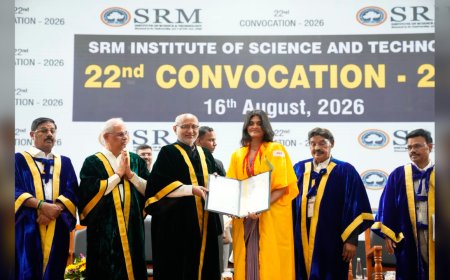 'सिर्फ भविष्य के लिए तैयार मत हो, भविष्य गढ़ने वाले बनो' - उपराष्ट्रपति ने छात्रों को दिया बड़ा मंत्र
