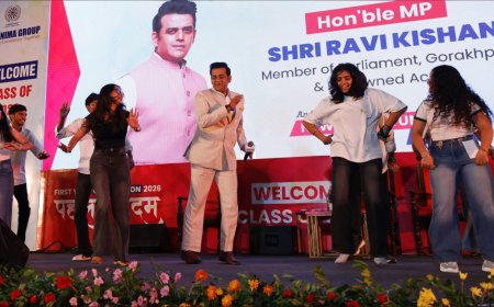 रवि किशन का वायरल अंदाज: स्टूडेंट्स के बीच जमकर थिरके, बोले- ट्रोलिंग से डरो मत