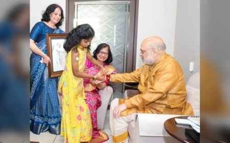 अमित शाह ने बेटियों संग बांधी राखी, टाइप-1 डायबिटीज पीड़ित बच्चियों को दिया ऐसा तोहफा जो बदल देगा जिंदगी