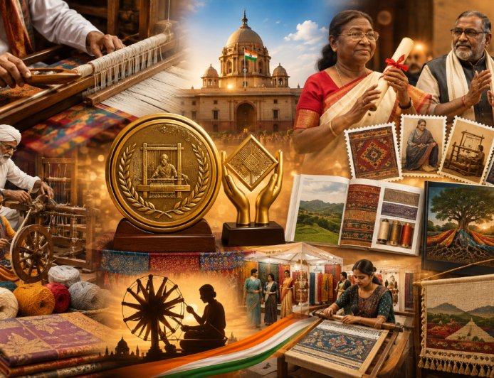 Handloom Day 2026: राष्ट्रपति करेंगी 22 National Handloom Awards का सम्मान, जारी होंगे 4 Special Stamps; जानिए इस बार क्या होगा खास