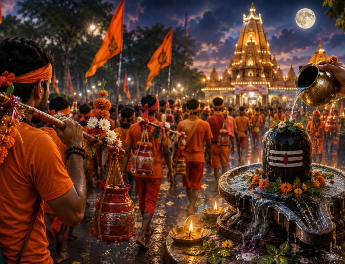 आधी रात से गूंजा 'हर-हर महादेव'! सावन के पहले सोमवार पर शिवभक्ति में डूबा जयपुर, शिवालयों में उमड़ेगा जनसैलाब