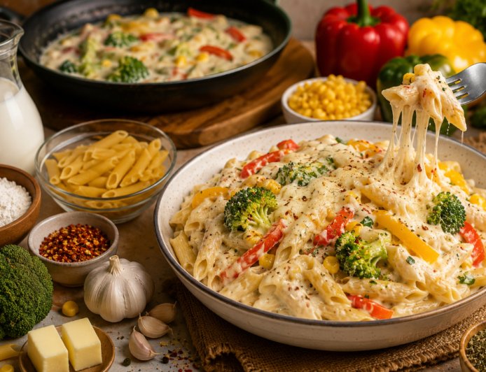 बाजार जैसा Creamy White Sauce Pasta अब घर पर! होम किचन शेफ अर्चना बैराठी की जुबानी;  इस आसान Recipe से हर कोई पूछेगा- आखिर बनाया कैसे?
