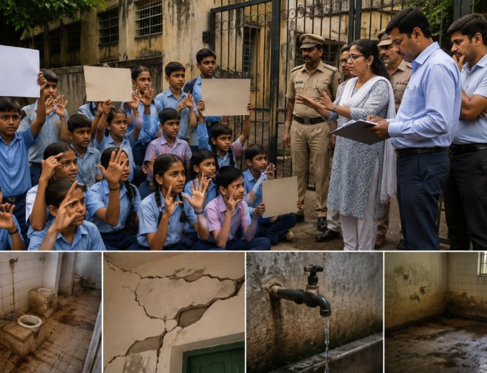 बोल नहीं सकते थे, फिर भी सुना दी पूरे सिस्टम को हकीकत! सांकेतिक भाषा में जब बच्चों ने खोली स्कूल की पोल, तो हिल गया प्रशासन