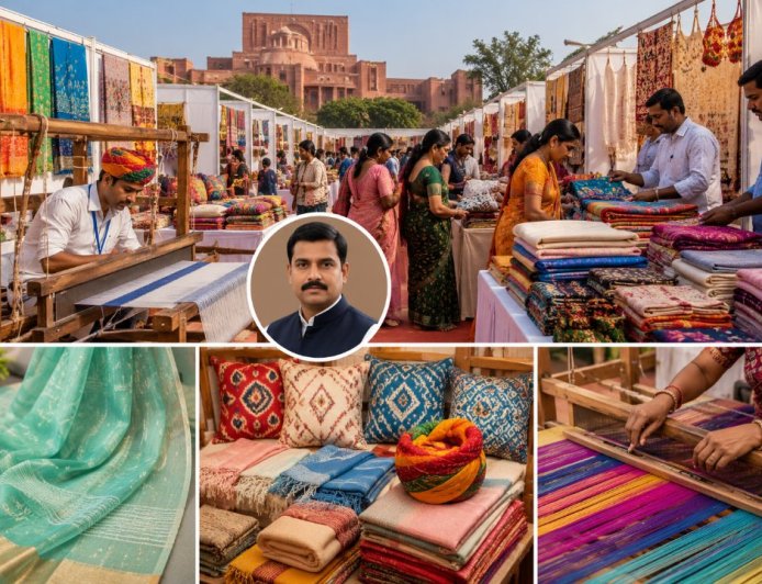जयपुर में सजेगा हथकरघा का रंगीन बाजार! 60 स्टॉल्स पर बुनकरों का हुनर देख रह जाएंगे दंग, राज्यवर्धन राठौड़ करेंगे शुभारंभ