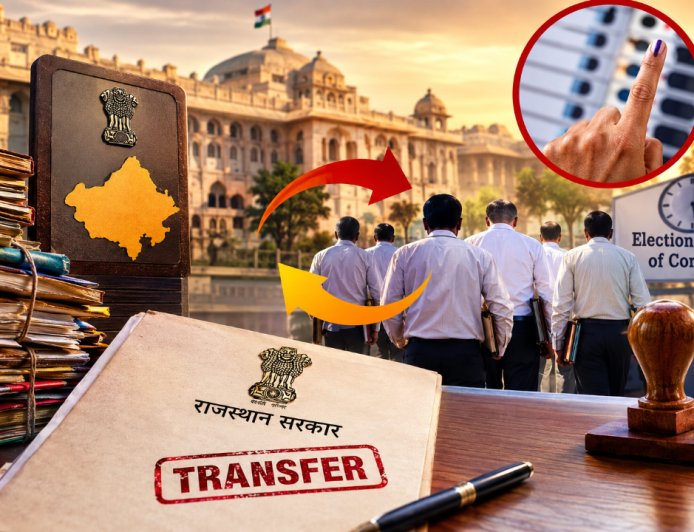 राजस्थान में बड़ा प्रशासनिक भूचाल! चुनाव से पहले 183 RAS अफसरों की एक झटके में अदला-बदली