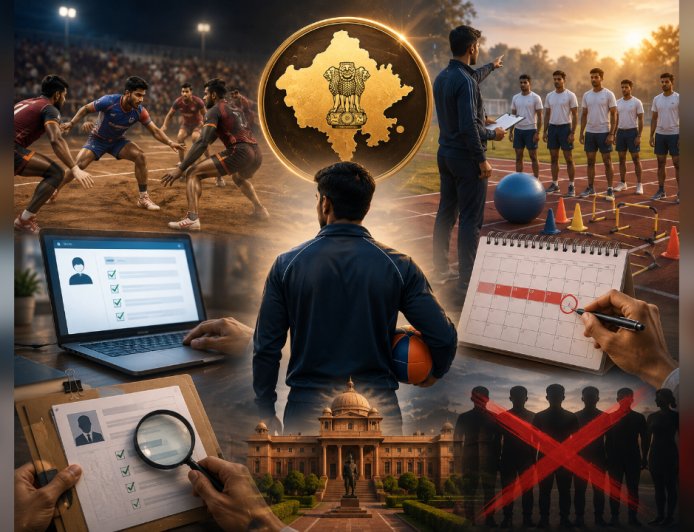 RPSC का बड़ा अपडेट: कोच कबड्डी और फिजिकल एजुकेशन की विचारित सूची जारी, 20 अभ्यर्थी हुए अयोग्य घोषित, जानें पूरी प्रक्रिया
