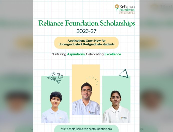 रिलायंस फाउंडेशन का बड़ा ऐलान: उच्च शिक्षा के लिए 5,100 छात्रों को मिलेगी करोड़ों की स्कॉलरशिप, PG छात्रों को मिलेंगे पूरे 6 लाख रुपये