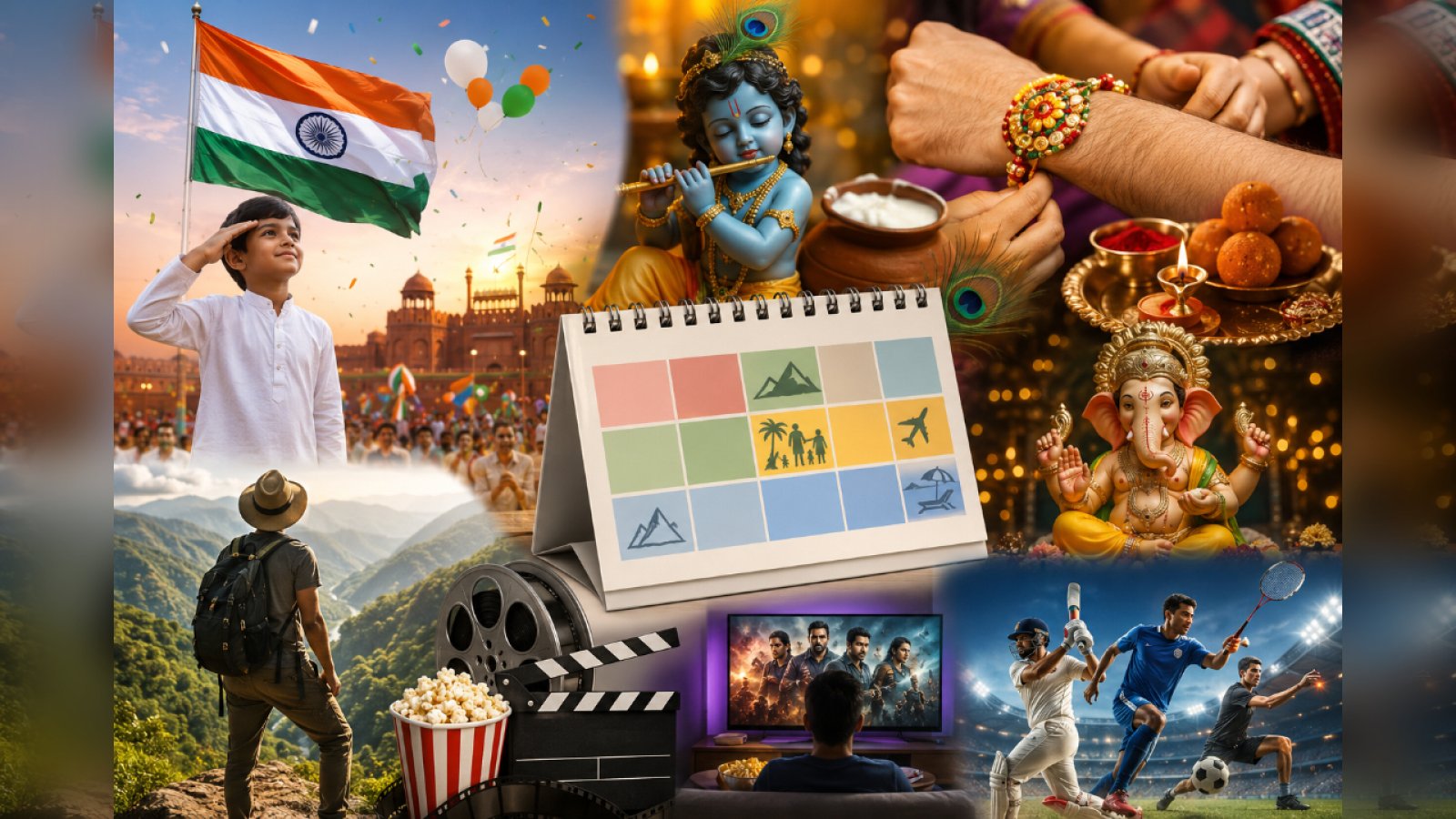 अगस्त में छुट्टियों की भरमार! 23 अगस्त तक 6 लंबे वीकेंड, त्योहारों से लेकर OTT और खेल तक रहेगा पूरा महीना खास
