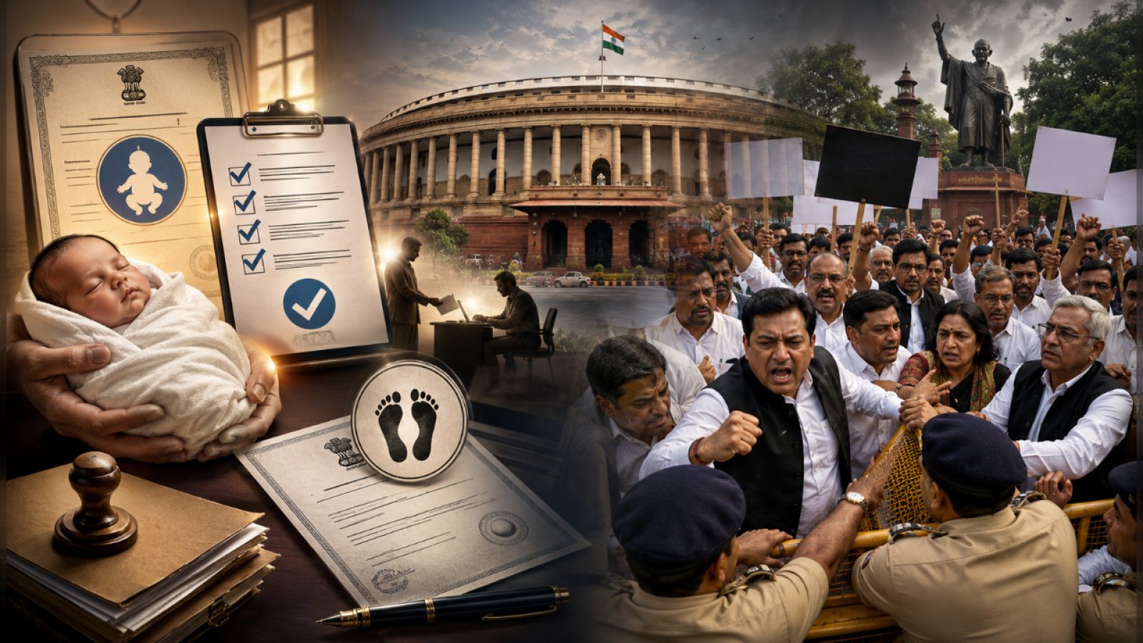 Birth-Death Certificate बनवाना अब होगा आसान! 2 साल की देरी पर नहीं जाना पड़ेगा कोर्ट, संसद में विपक्ष के हंगामे ने भी मचाई हलचल
