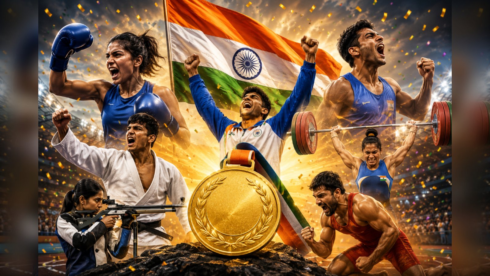 Gold की बरसात! एक दिन में चमका Team India, Commonwealth Games 2026 में 68 Medals के साथ रचा नया इतिहास