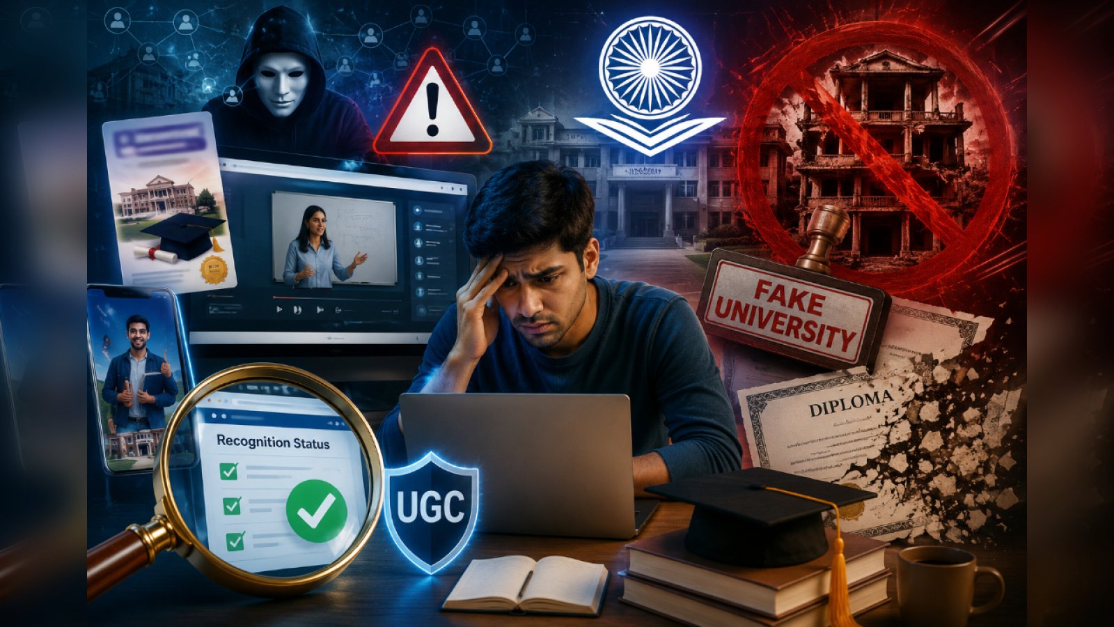 Online Degree का बड़ा खेल! UGC की सख्त चेतावनी, इन Fake Universities और EdTech Platforms से रहें सावधान