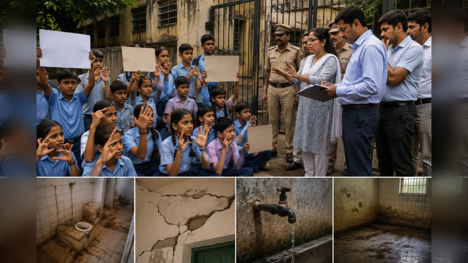 बोल नहीं सकते थे, फिर भी सुना दी पूरे सिस्टम को हकीकत! सांकेतिक भाषा में जब बच्चों ने खोली स्कूल की पोल, तो हिल गया प्रशासन