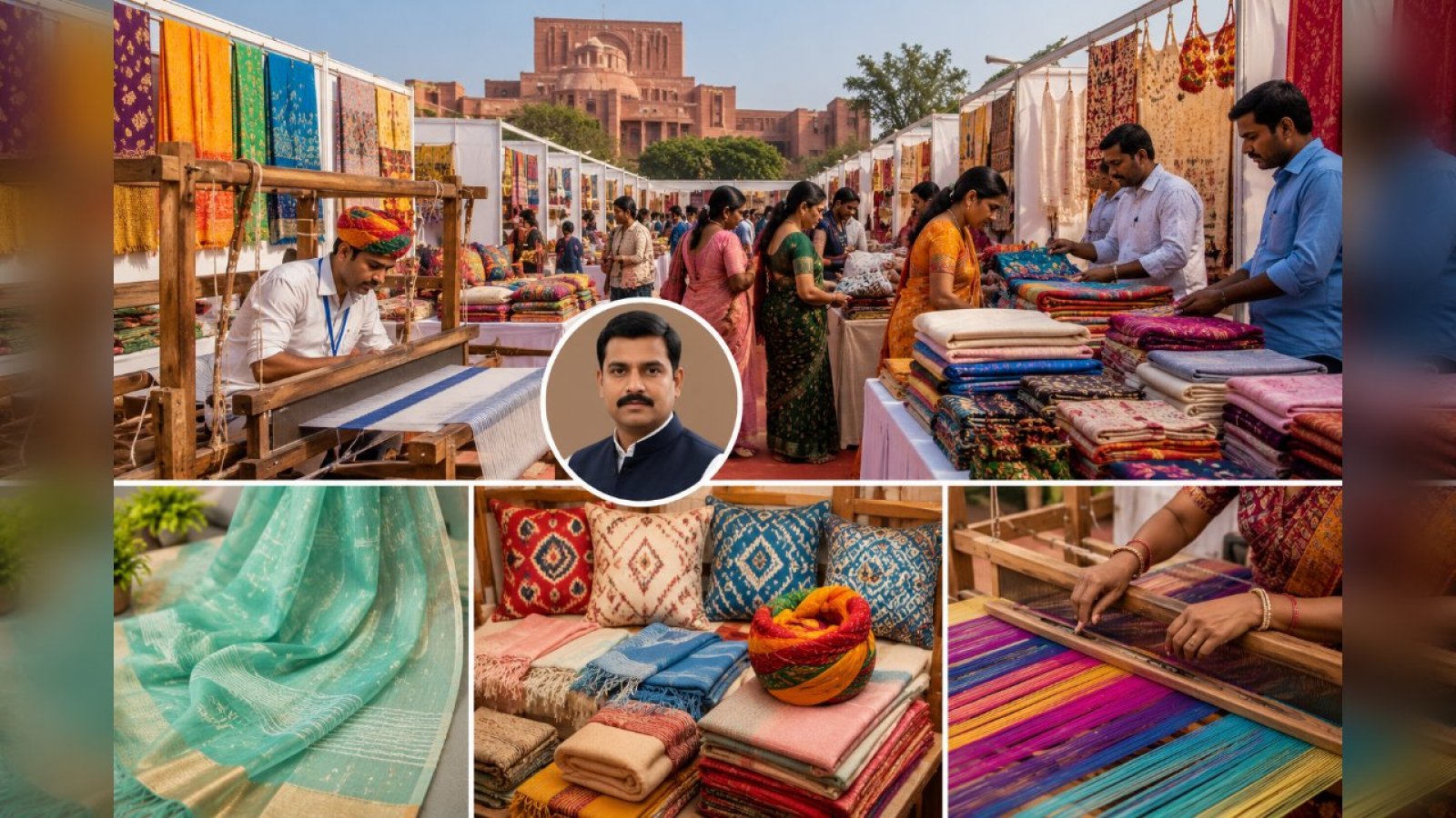 जयपुर में सजेगा हथकरघा का रंगीन बाजार! 60 स्टॉल्स पर बुनकरों का हुनर देख रह जाएंगे दंग, राज्यवर्धन राठौड़ करेंगे शुभारंभ