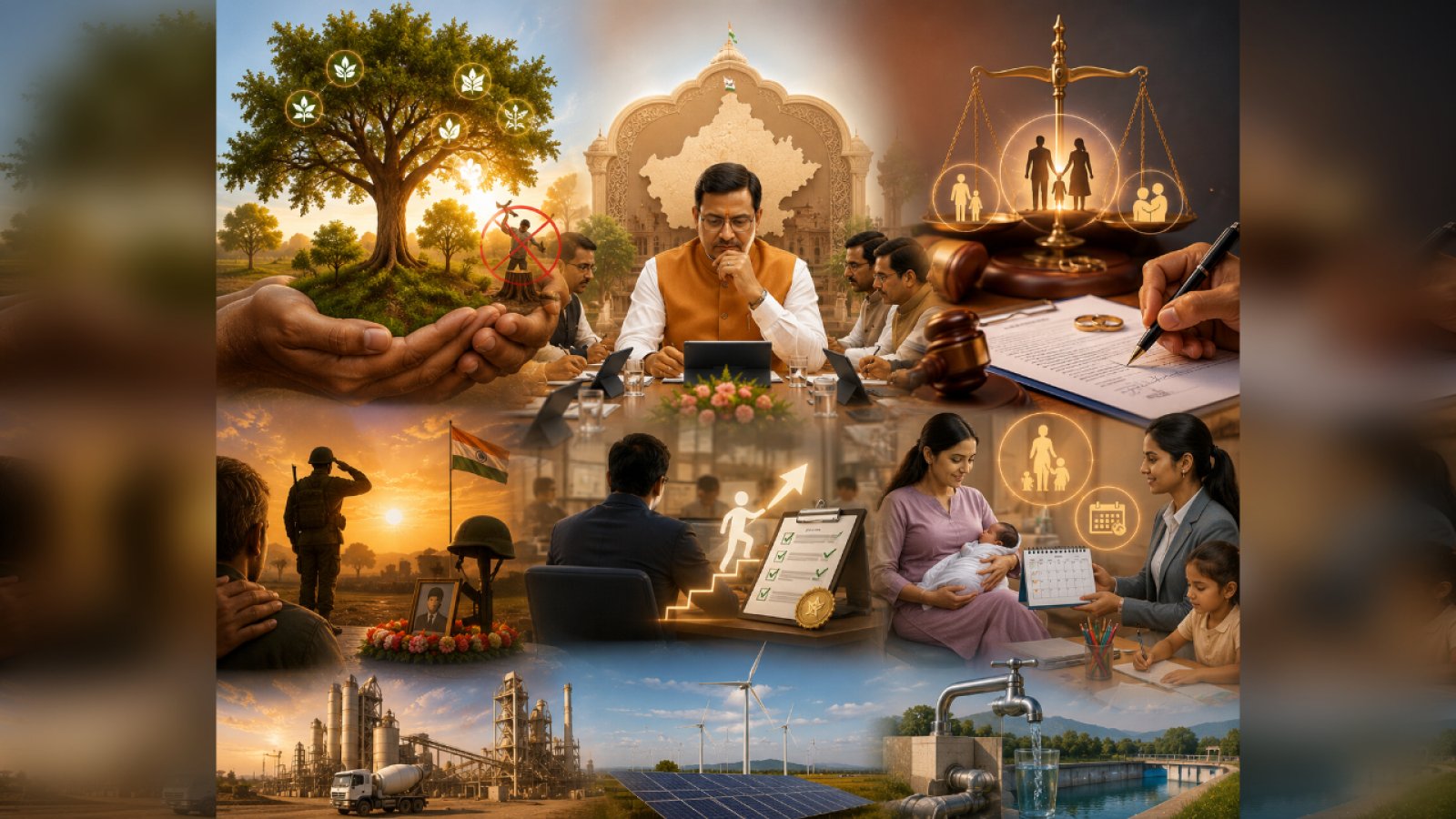 राजस्थान कैबिनेट का बड़ा फैसला: खेजड़ी सहित 29 पेड़ काटे तो होगी जेल, शादी रजिस्ट्रेशन न कराने पर लगेगा भारी जुर्माना, UCC बिल को भी मिली मंजूरी