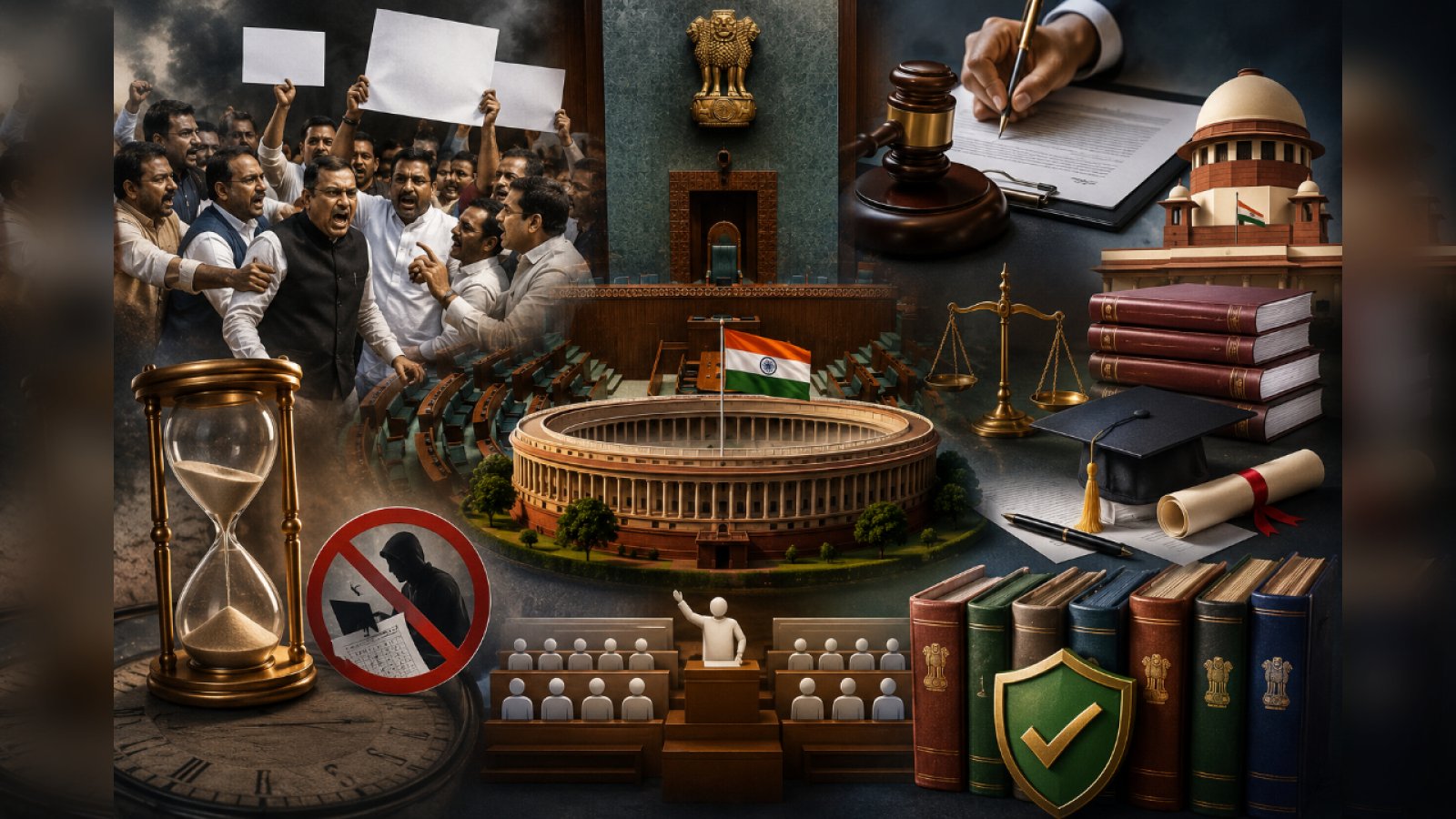 हंगामे में बह गया संसद का Monsoon Session, 19% Productivity के बावजूद पास हुए 12 Bills