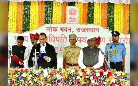 राजस्थान हाईकोर्ट को मिला नया मुखिया! जस्टिस संजय कुमार अग्रवाल ने ली मुख्य न्यायाधिपति पद की शपथ