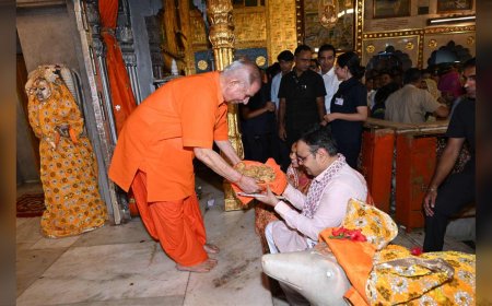 मोती डूंगरी में सीएम भजनलाल ने की पत्नी संग पूजा, वहीं राज्यपाल बागड़े भी पहुंचे गणेशोत्सव में
