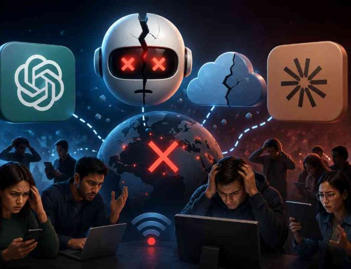 AI की दुनिया में अचानक ब्रेक! ChatGPT-Cloud ठप, हजारों यूजर्स परेशान